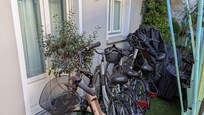 Vélos devant la suite junior pas de terrasse privative
