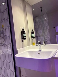 Clean sink area.
