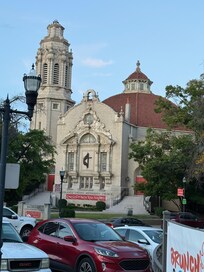 Church down from the house