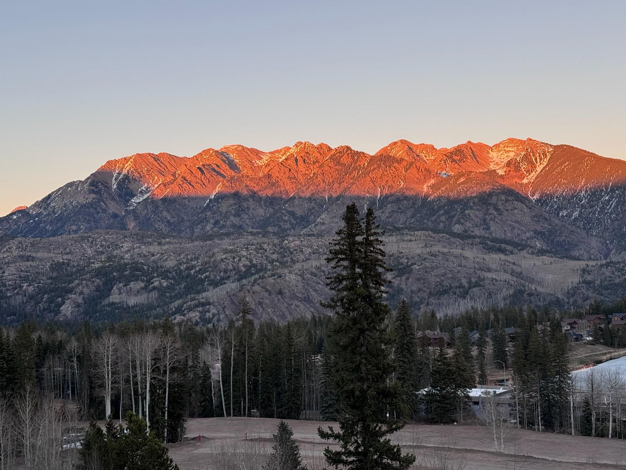 View from the balcony