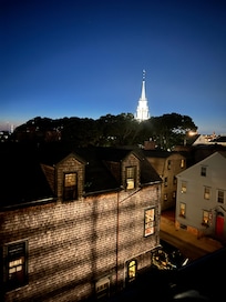 View from the balcony at night