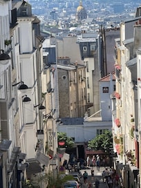 View of Sacre -Coeur from the neighborhood of Hotel 29 Lepic.