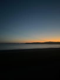 Sunrise on the island.