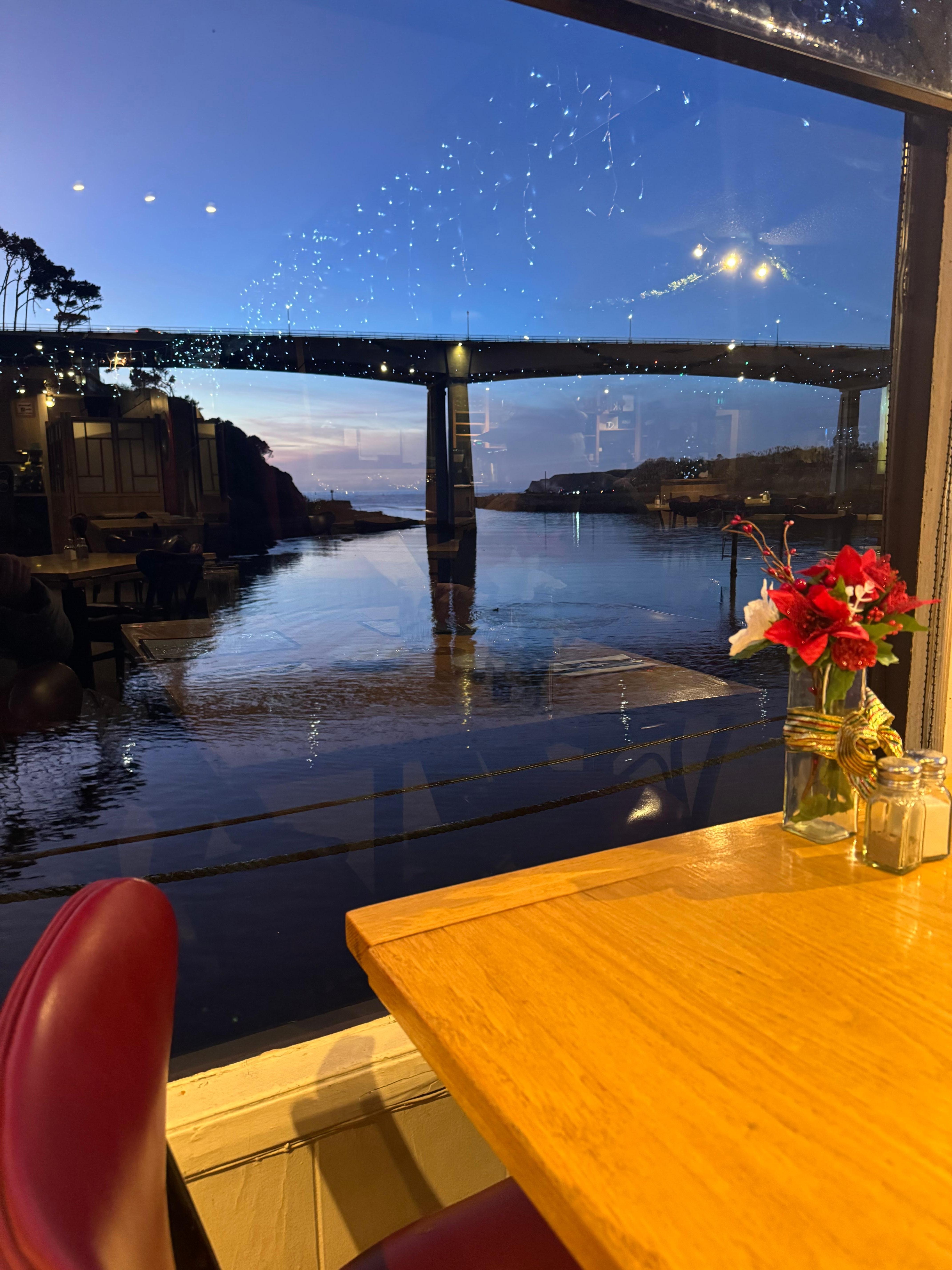 Dinner at walking distance restaurant 