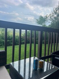 Relaxing chairs and view while we bbq