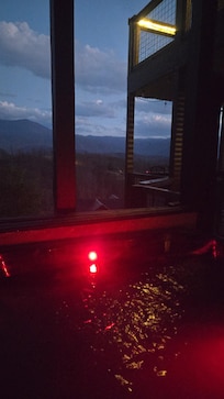 View from hot tub