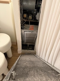 a/c panel that fell on us.