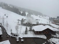 View from the living room after overnight snow.