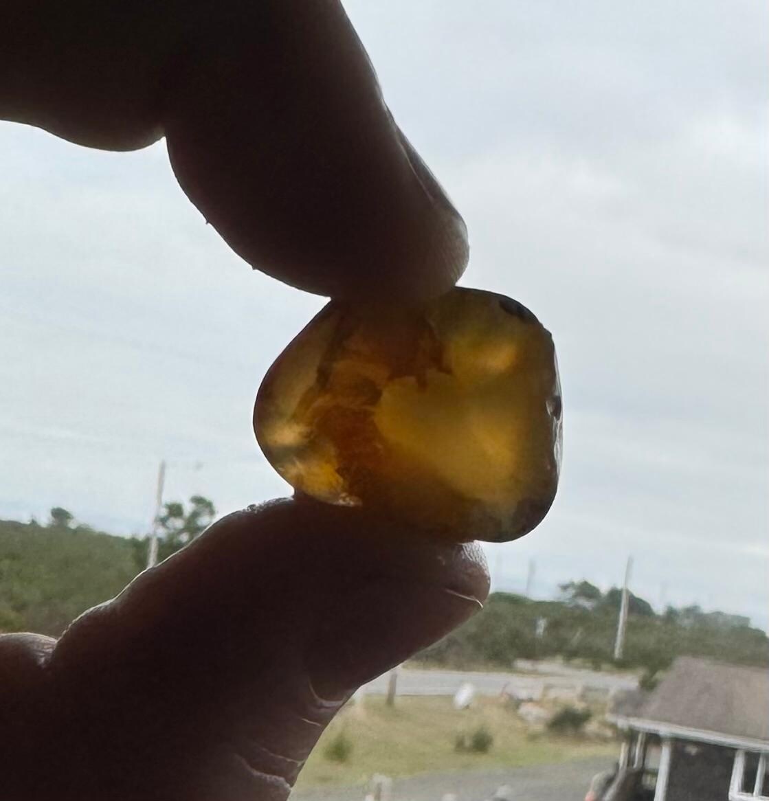 This is an agate I found on the beach. 