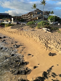 Little beach across the street