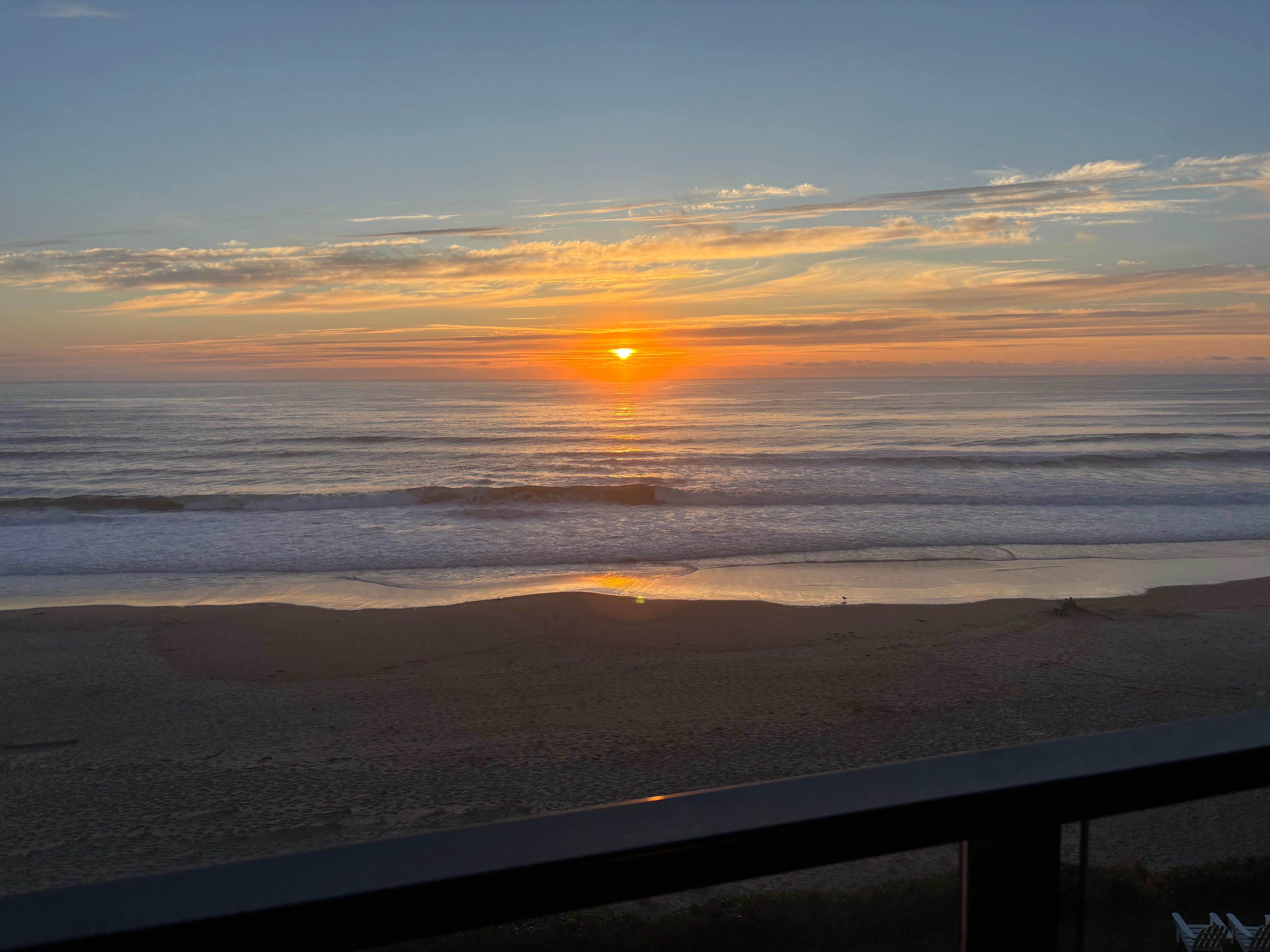 Sunset from our room 