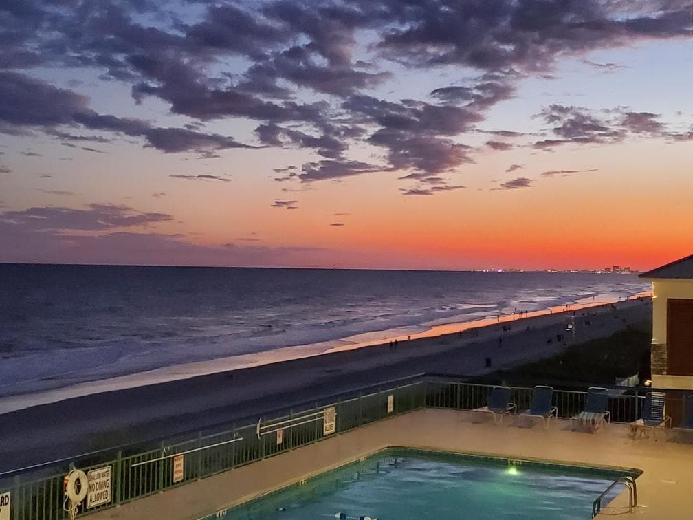 View was very pretty as we relaxed on the balcony.