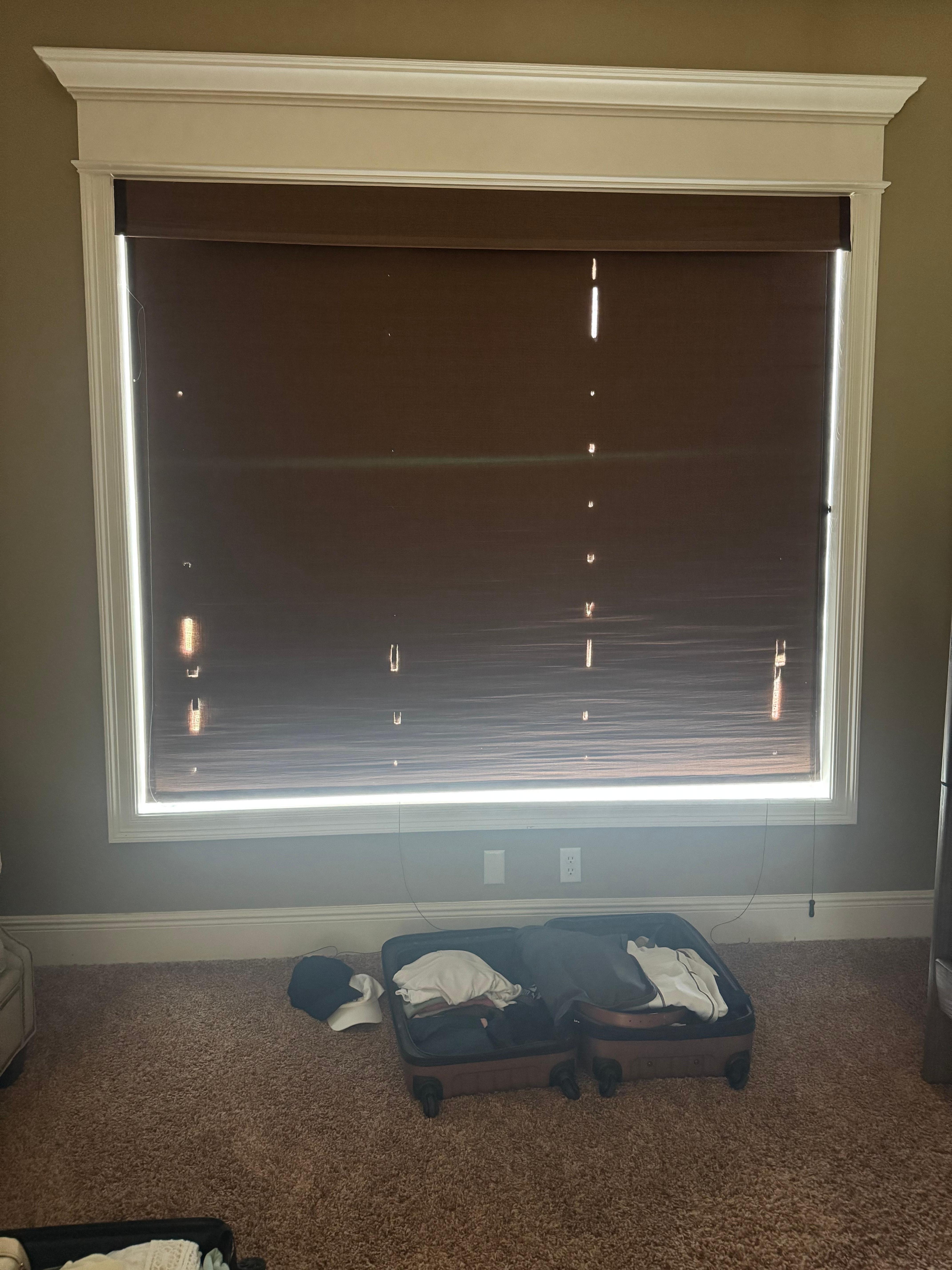 curtain in master which won't open