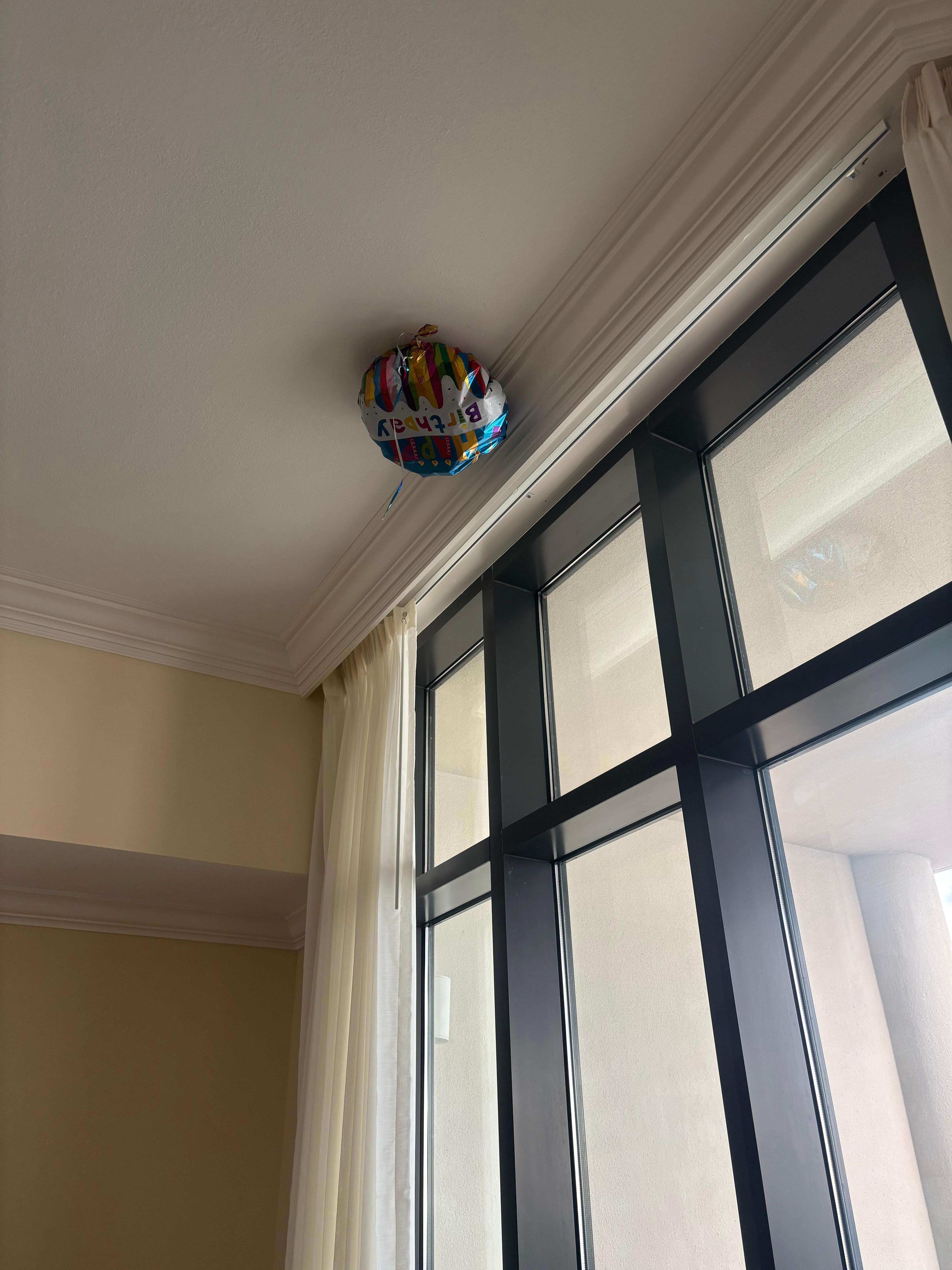 Balloon left from previous tenant