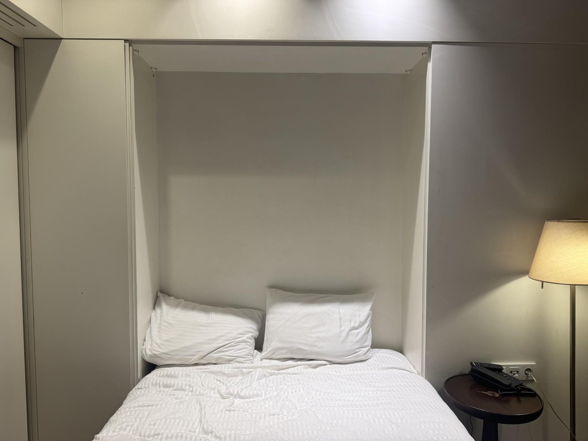 Room #105: very different from the hotel's photos.