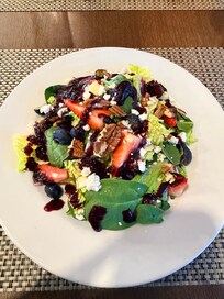 Ensalada frutos rojos muy buena