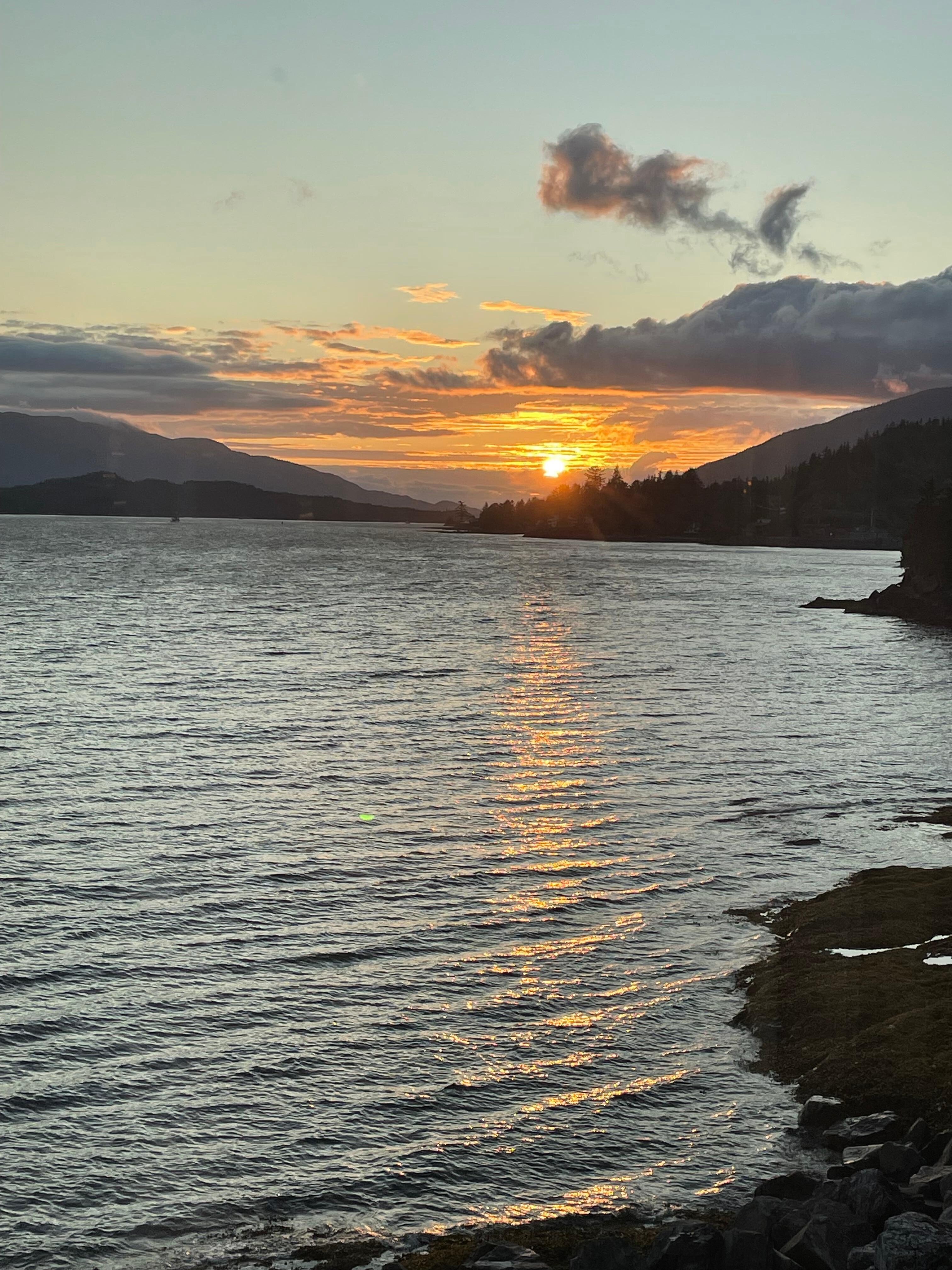 One of the gorgeous sunsets