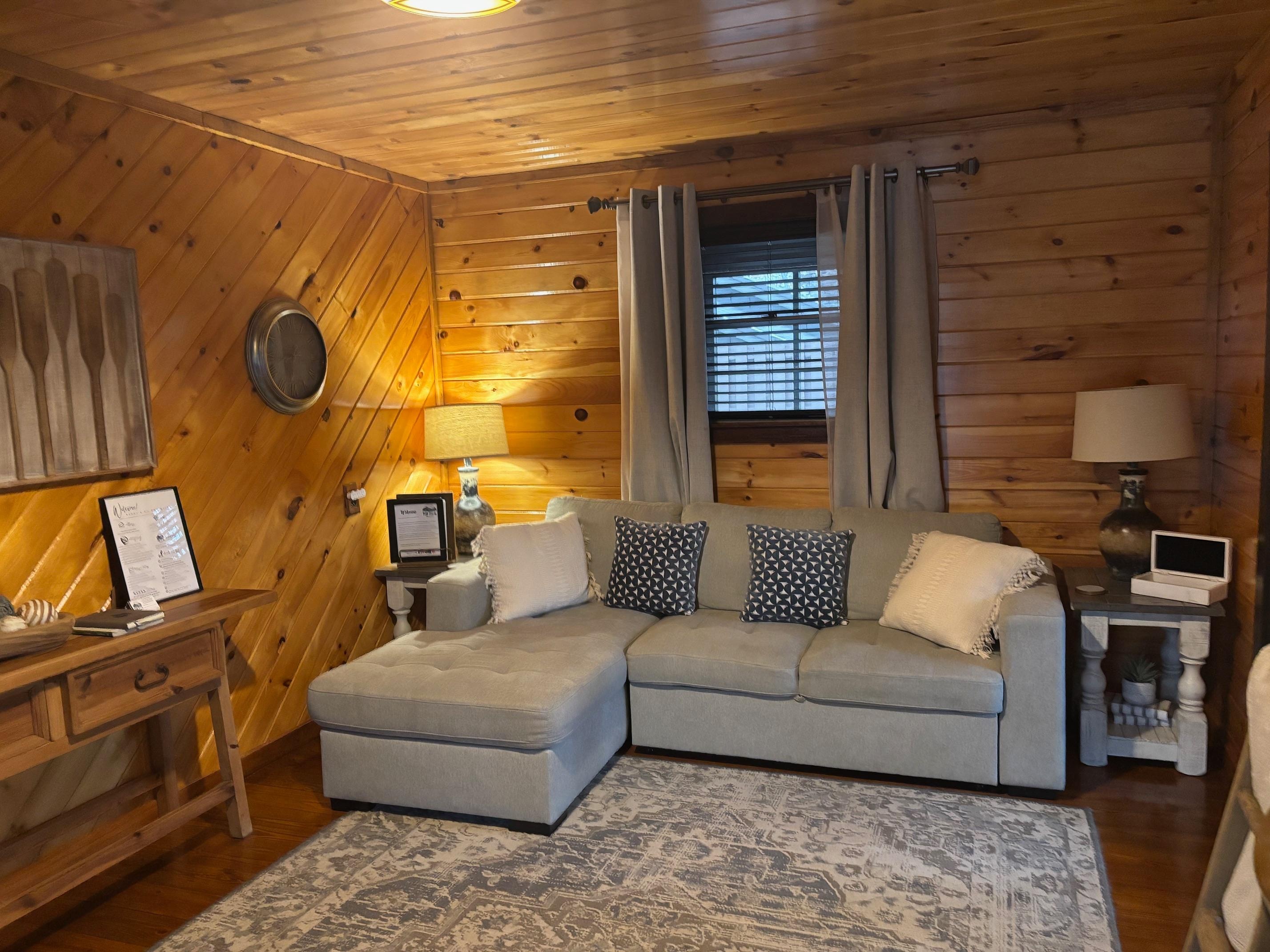 Comfortable living area. 