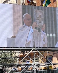 Sunday mass which we were there for. That was surreal!