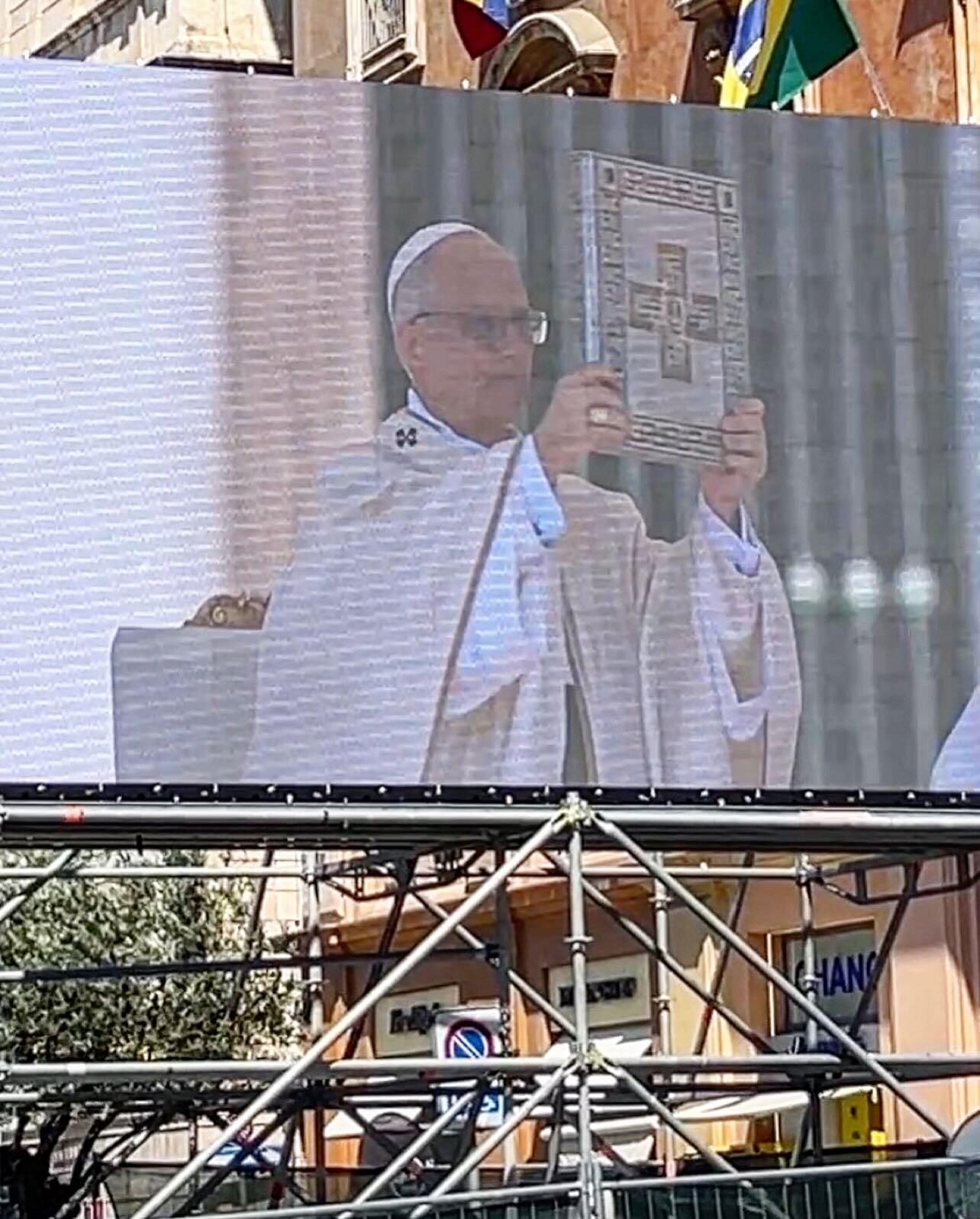 Sunday mass which we were there for. That was surreal!