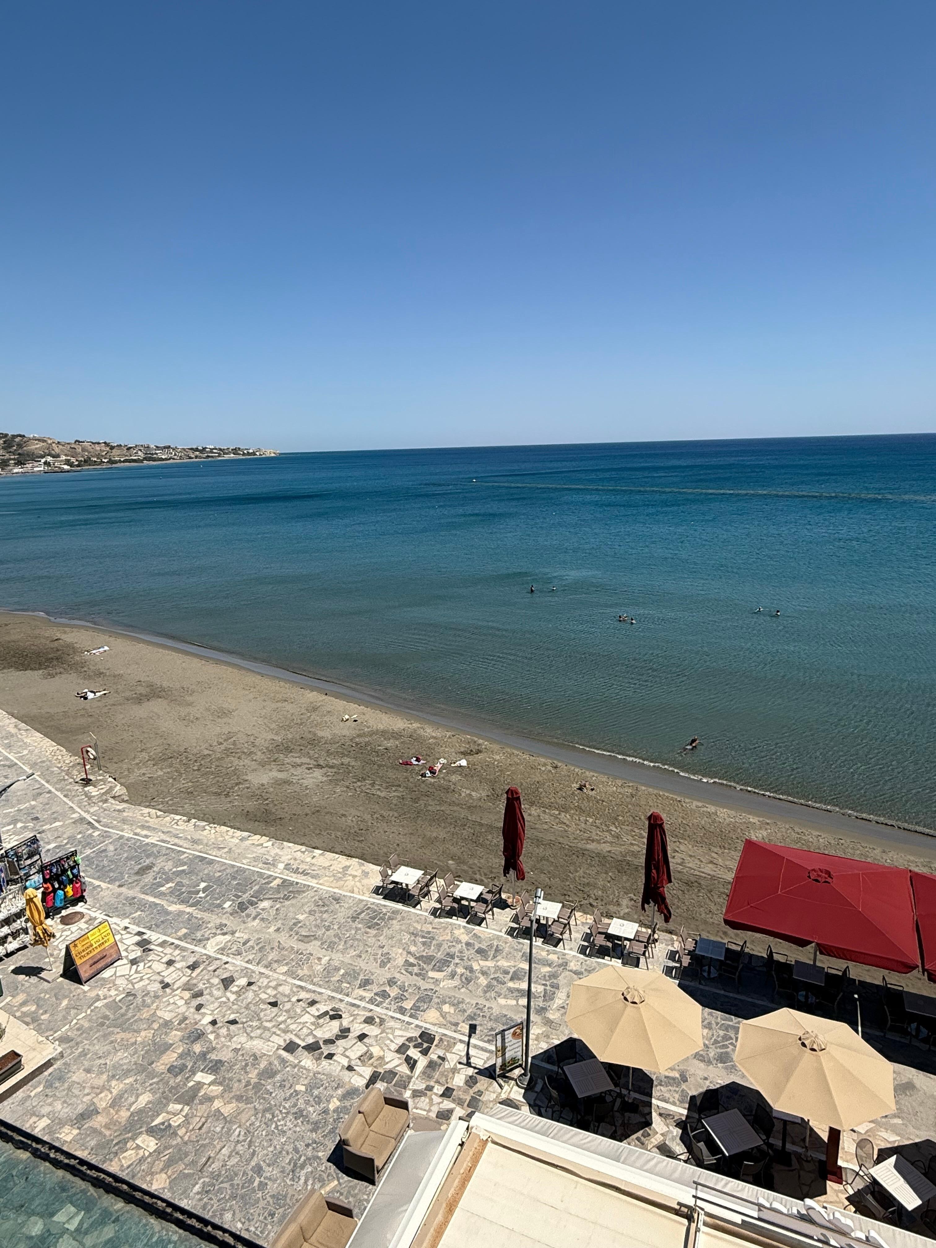 View from our balcony