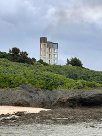 Aussicht vom Eckzimmer Oceanwing