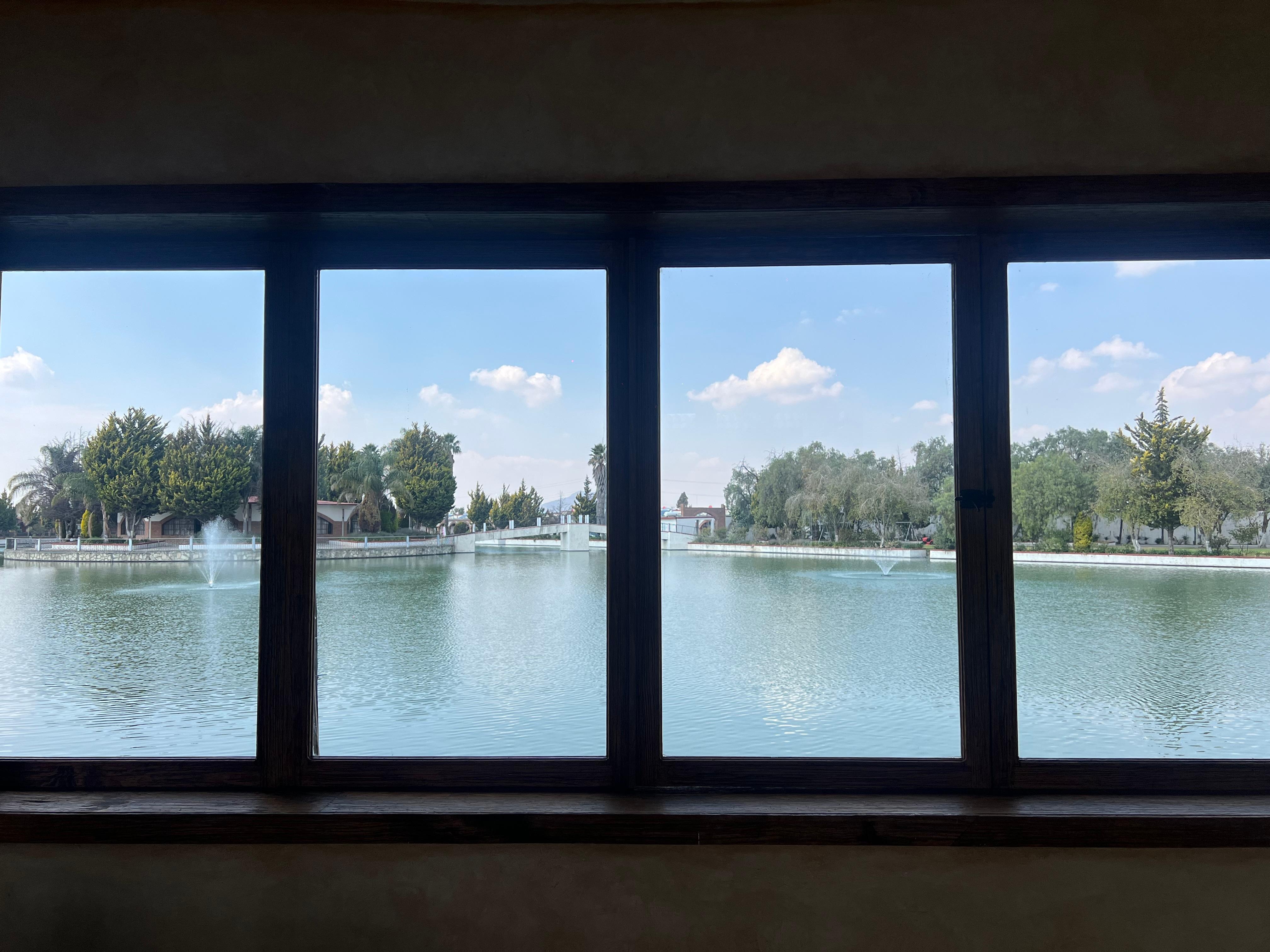 Muy bonitas vistas al lago 