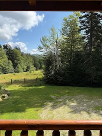 Front deck view