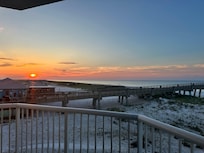 Sunrise from balcony