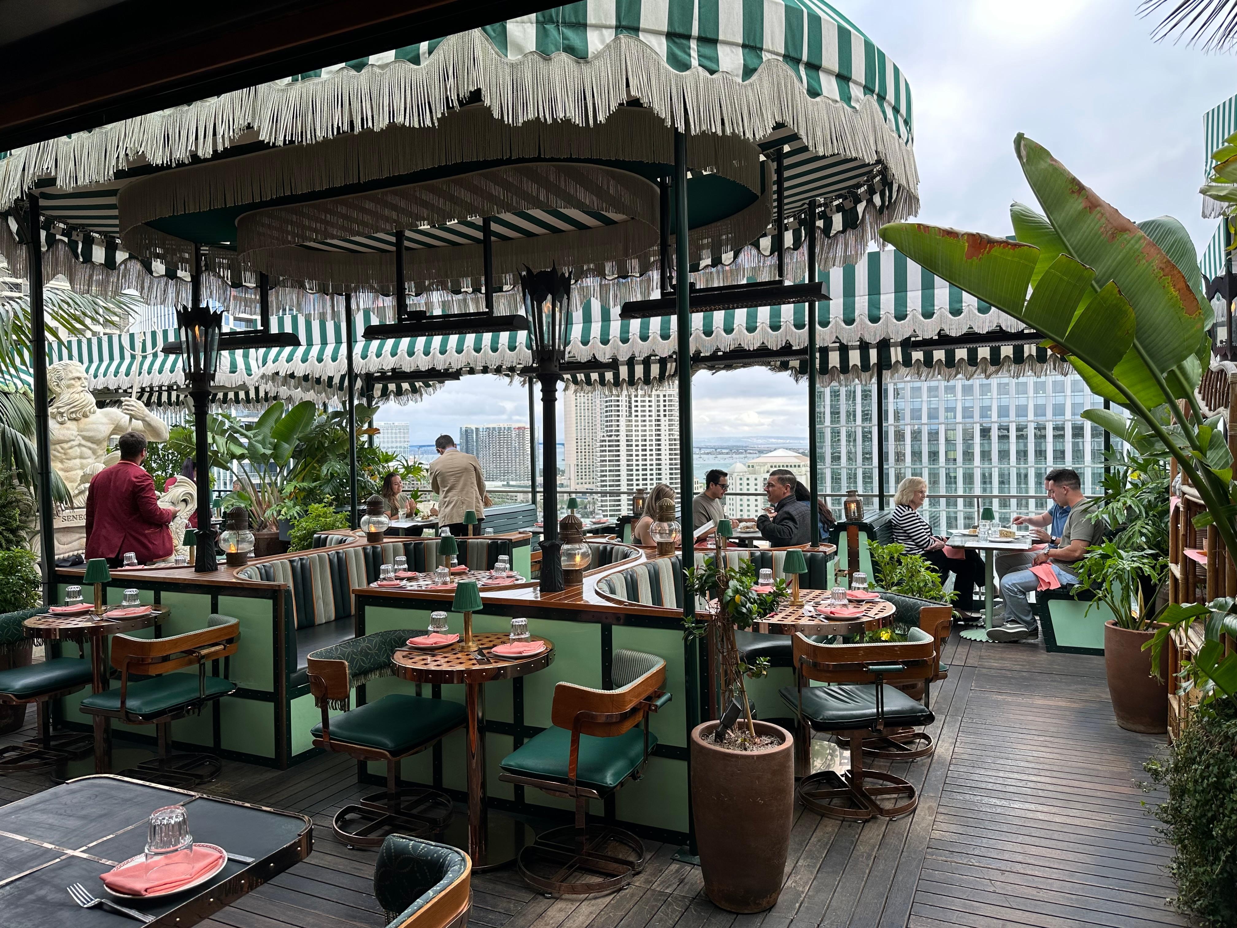 Restaurant dernier étage 