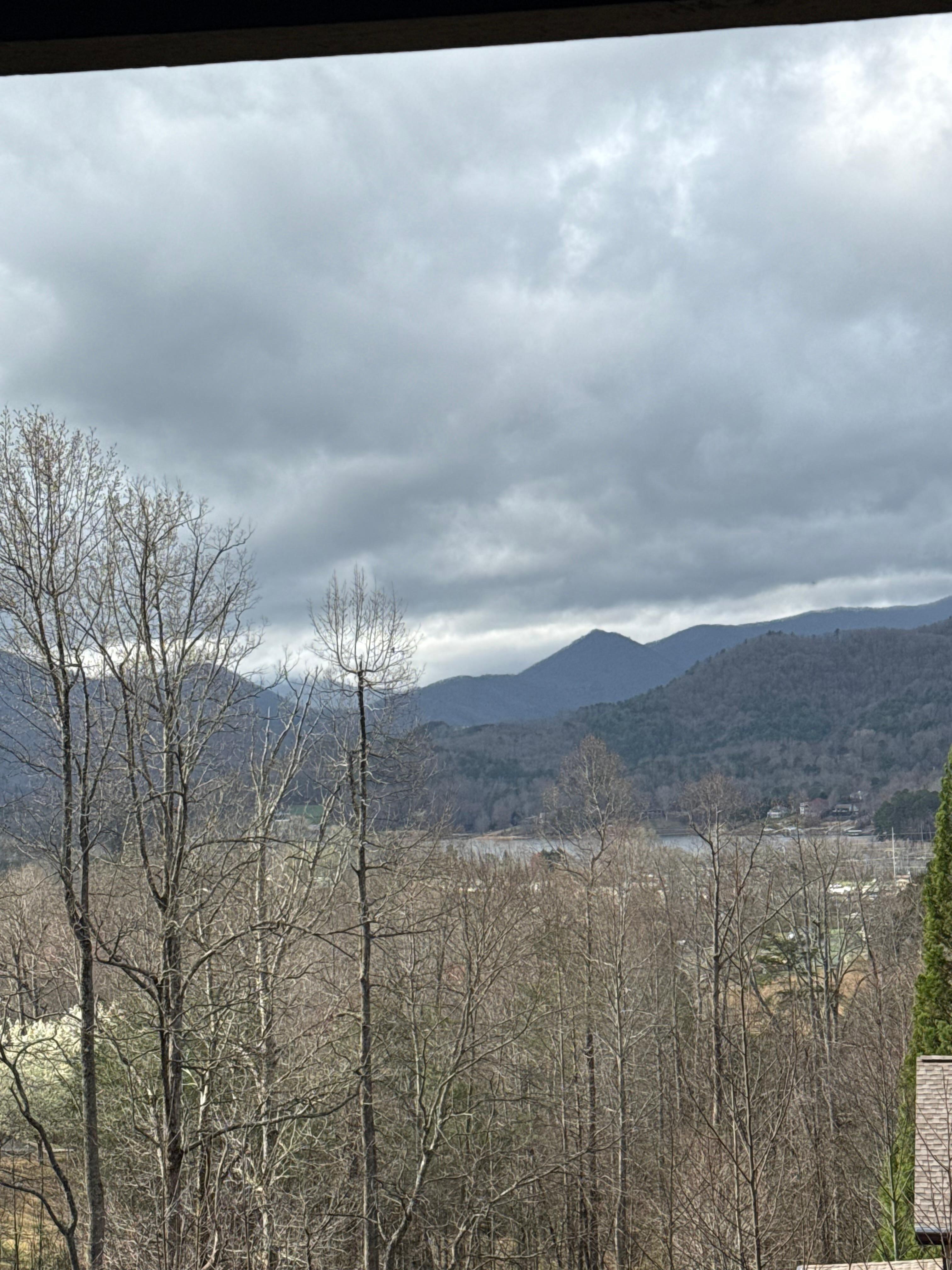 Beautiful mountain views from multiple rooms.