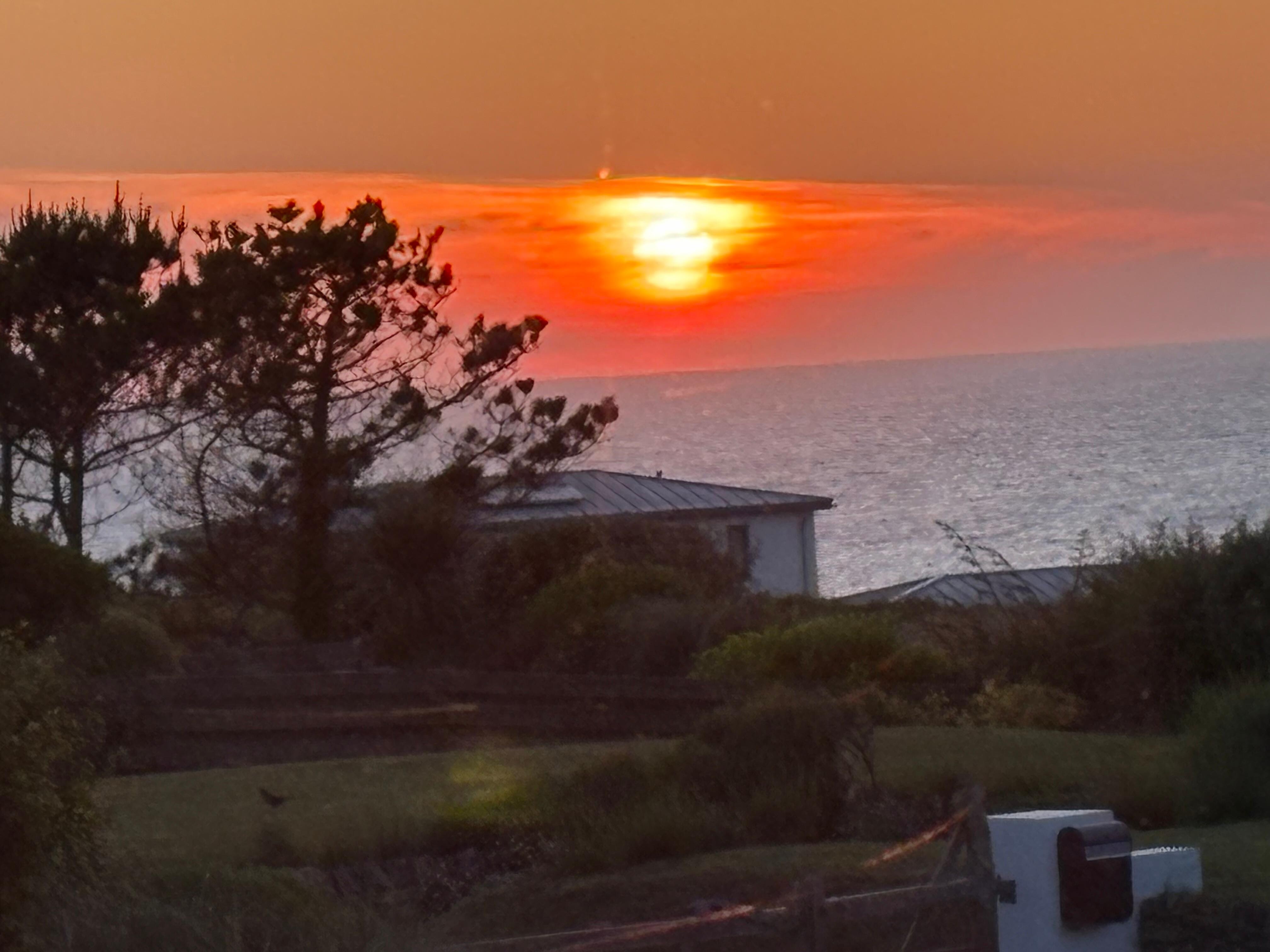 Sunset from our window