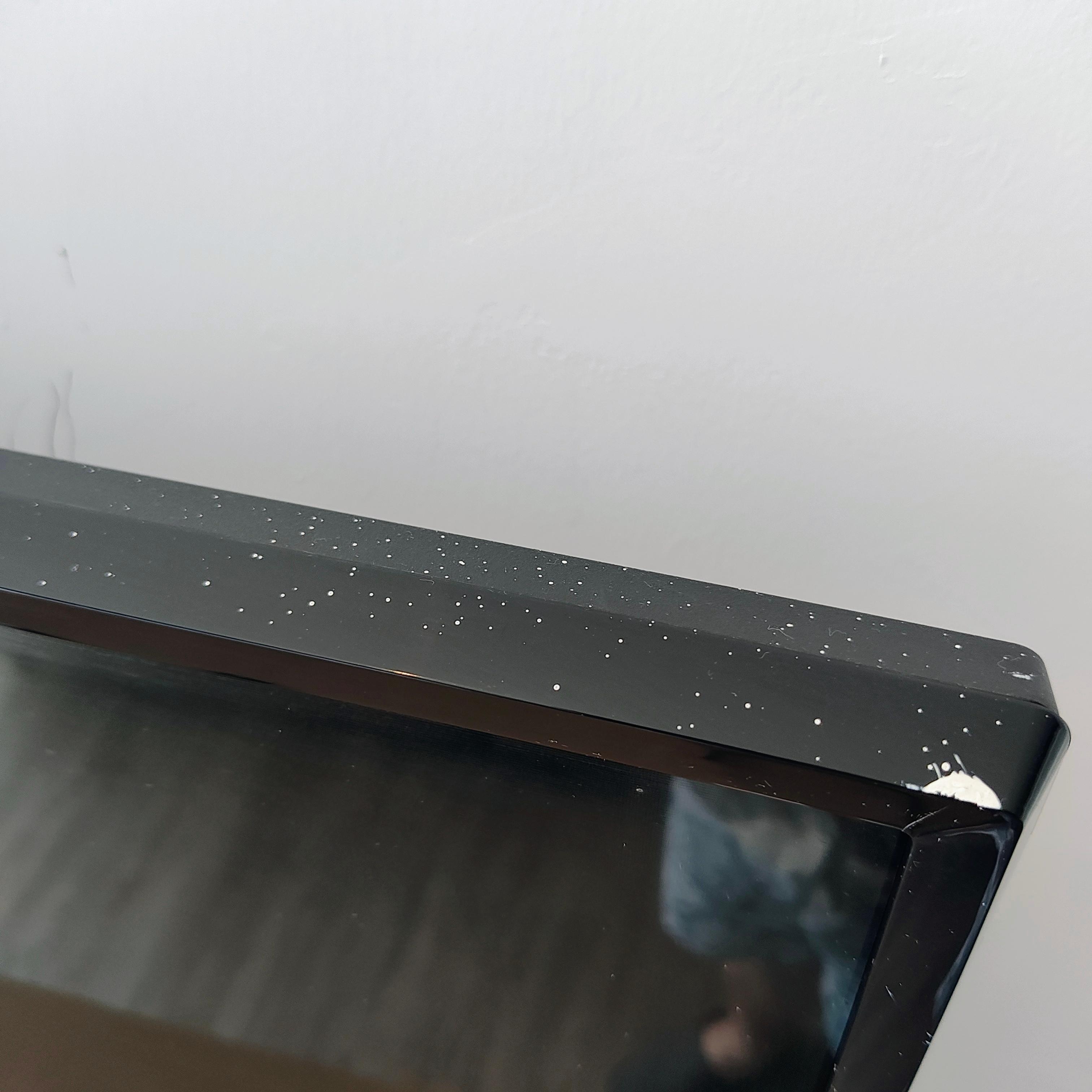 Paint drips on the TV 