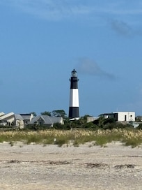 Lighthouse is very close to rental