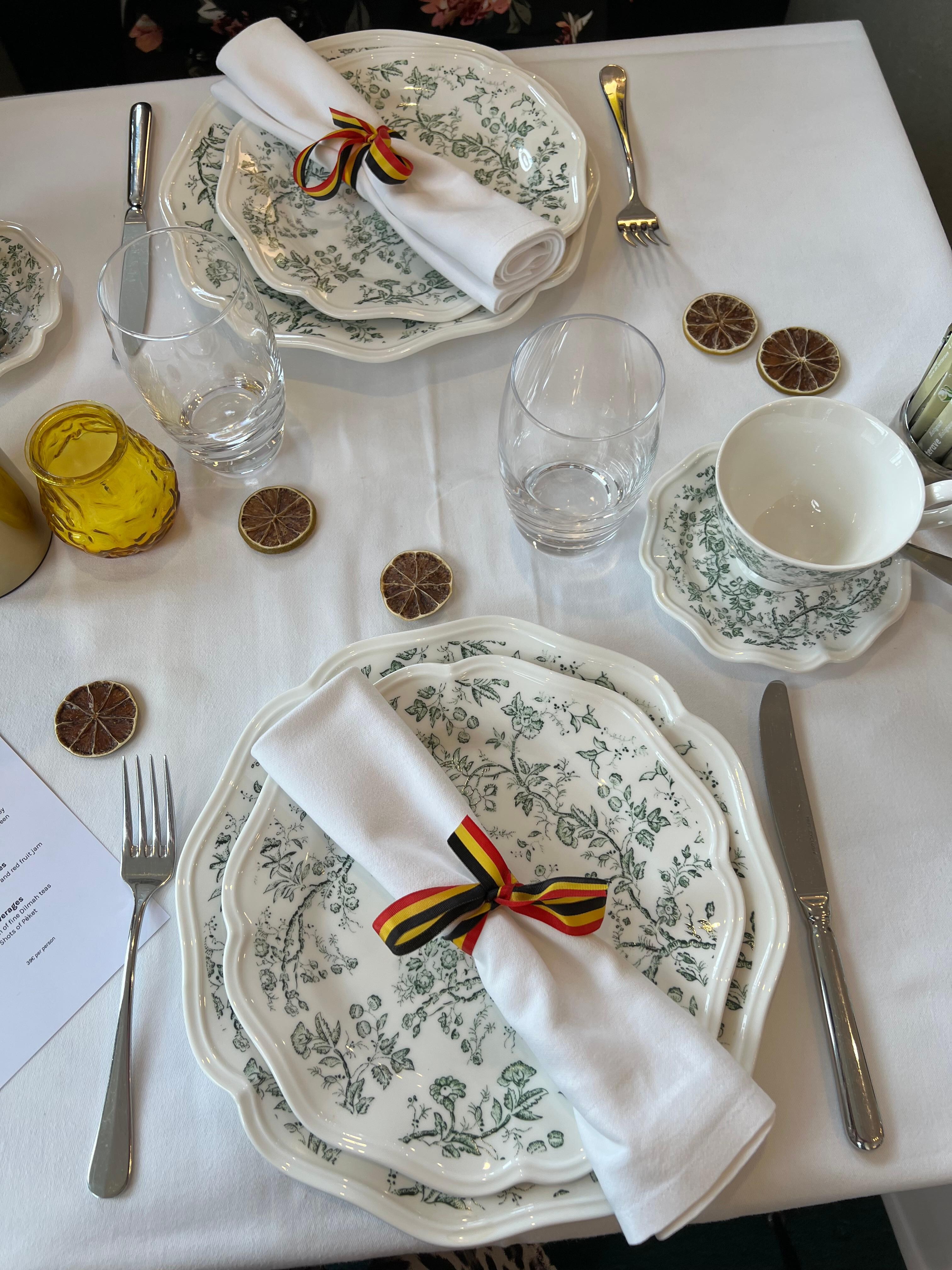 Afternoon Tea table setting 