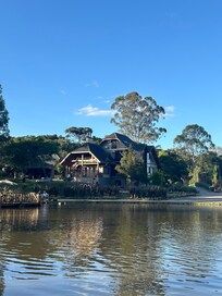 Açude com pedalinho