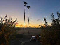 Sunrise from room view.