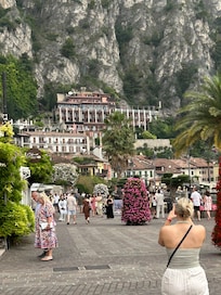 View of the main road down to limone