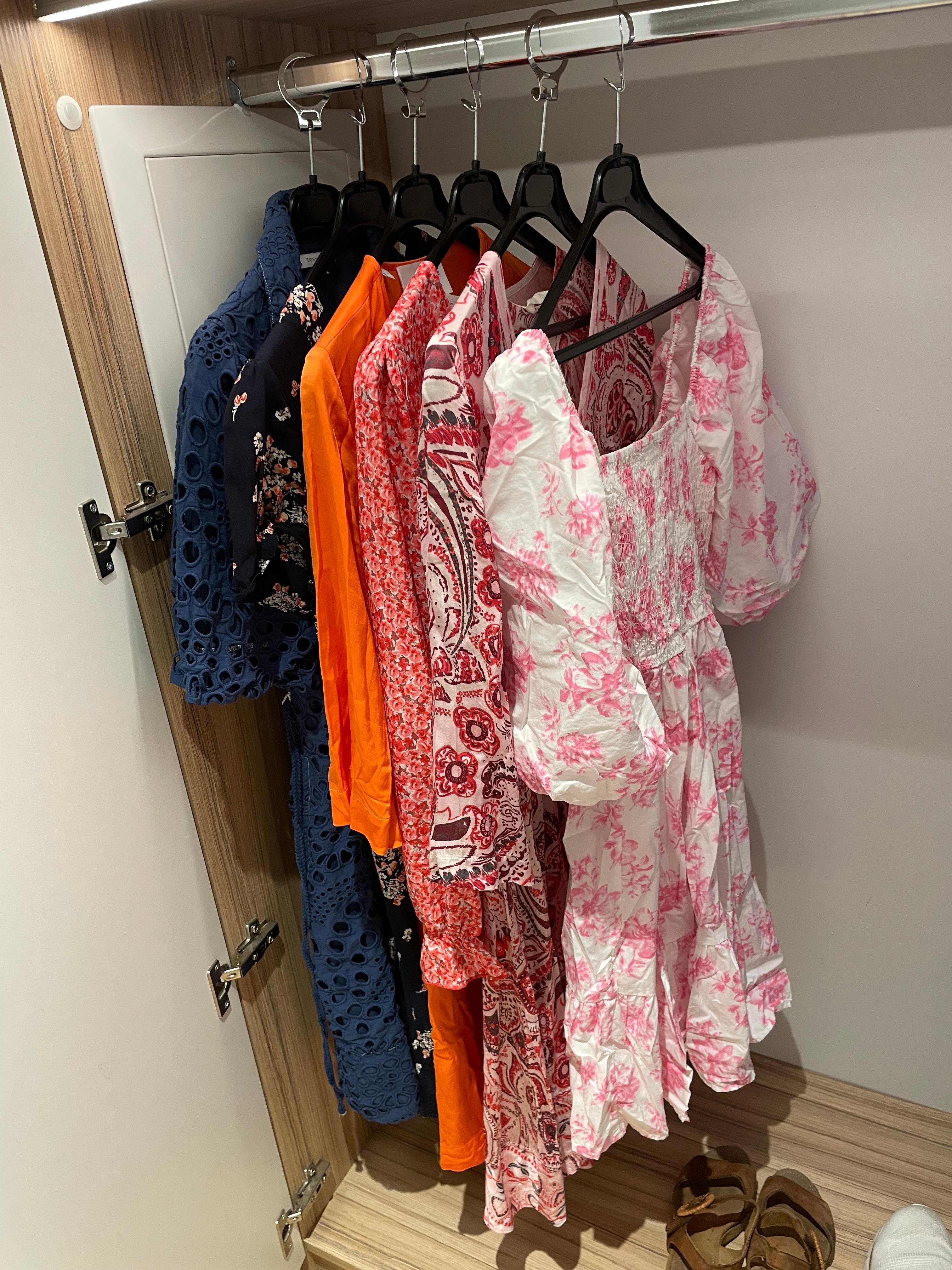 Plenty of space in the wardrobe