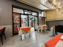 Pizza restaurant around the corner from the hotel