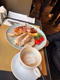 Breakfast from cafe near by