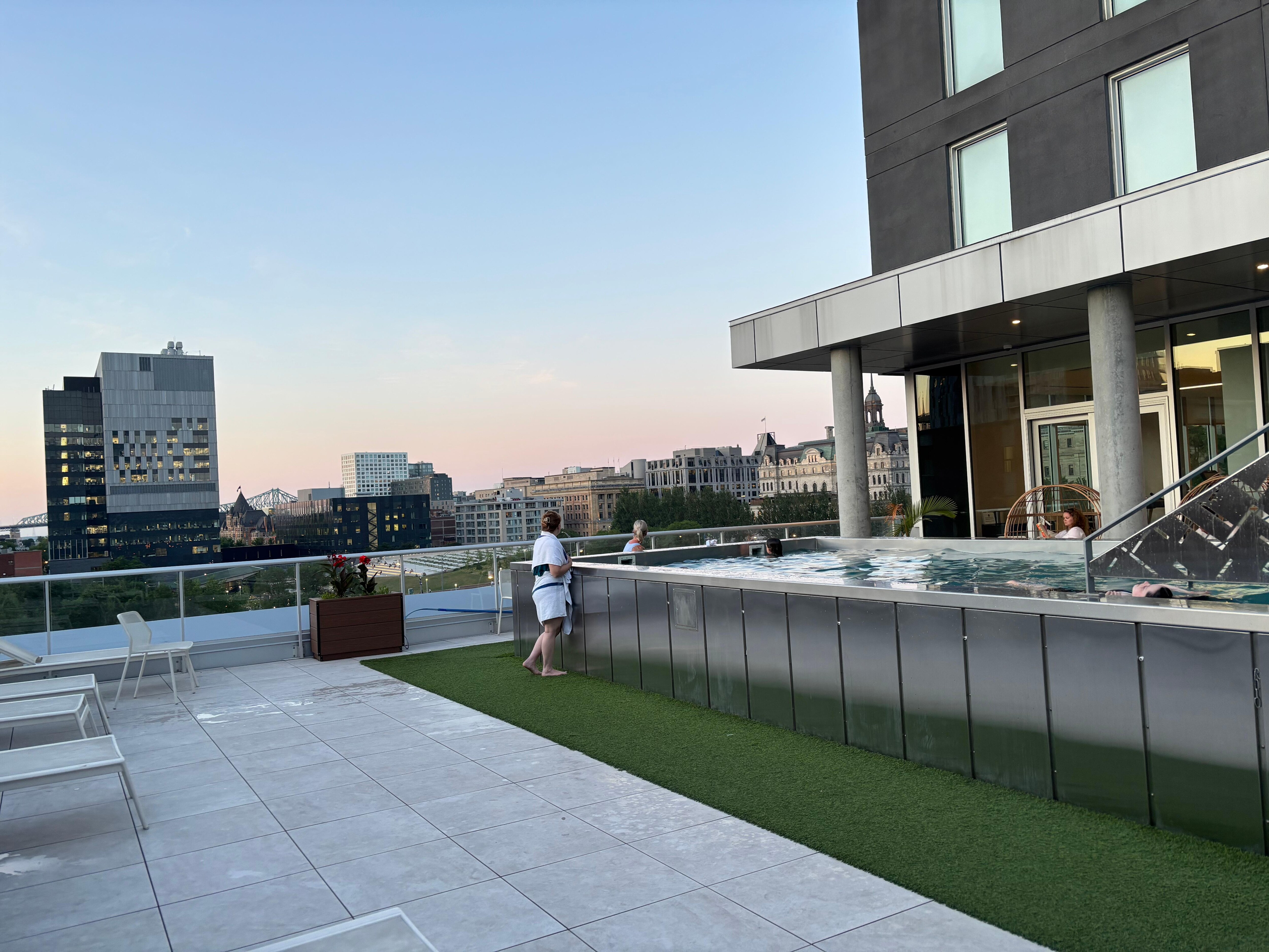 Rooftop pool