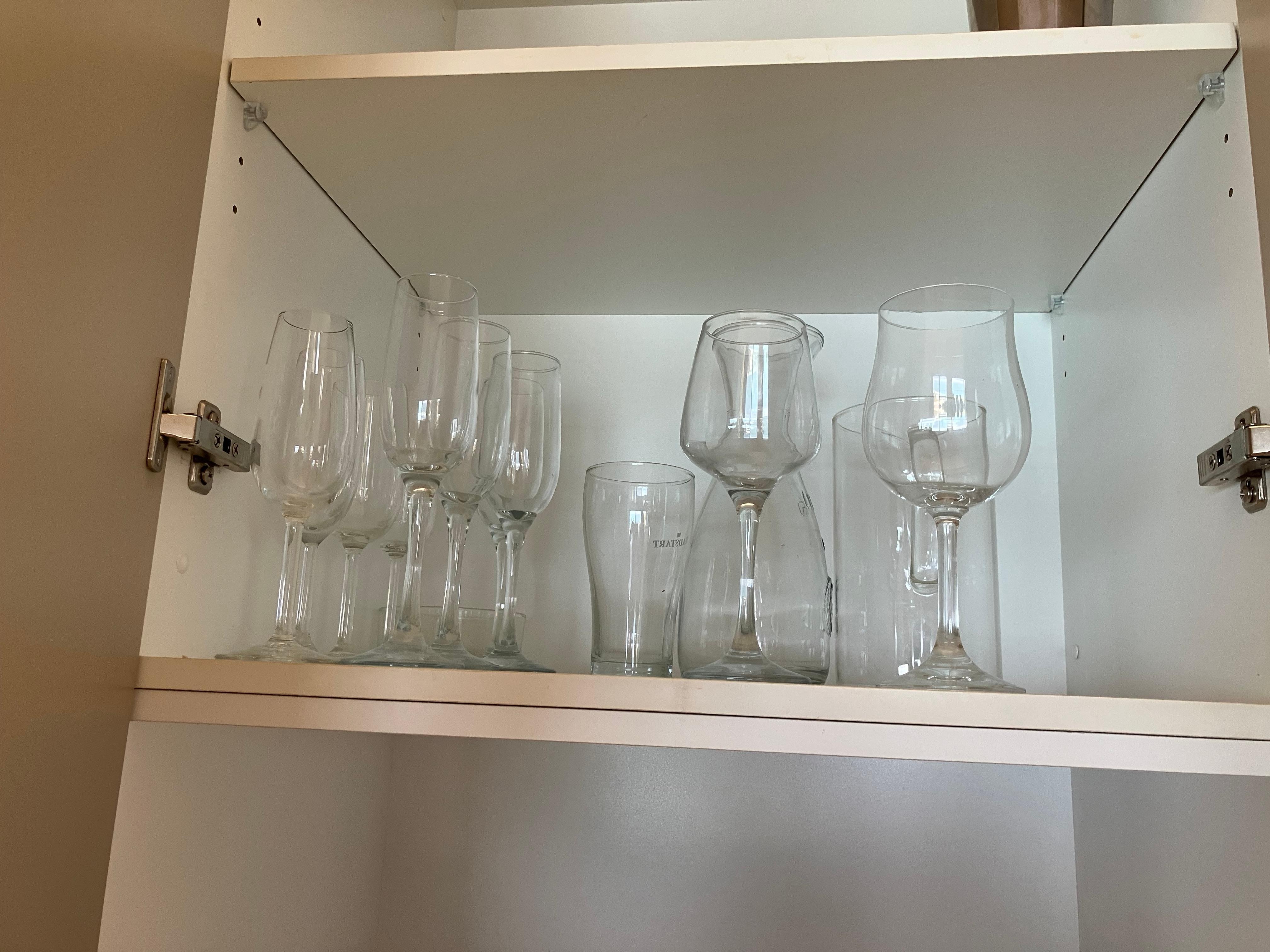 Lacking wine glasses!