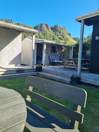 Not a bad view from the picnic table