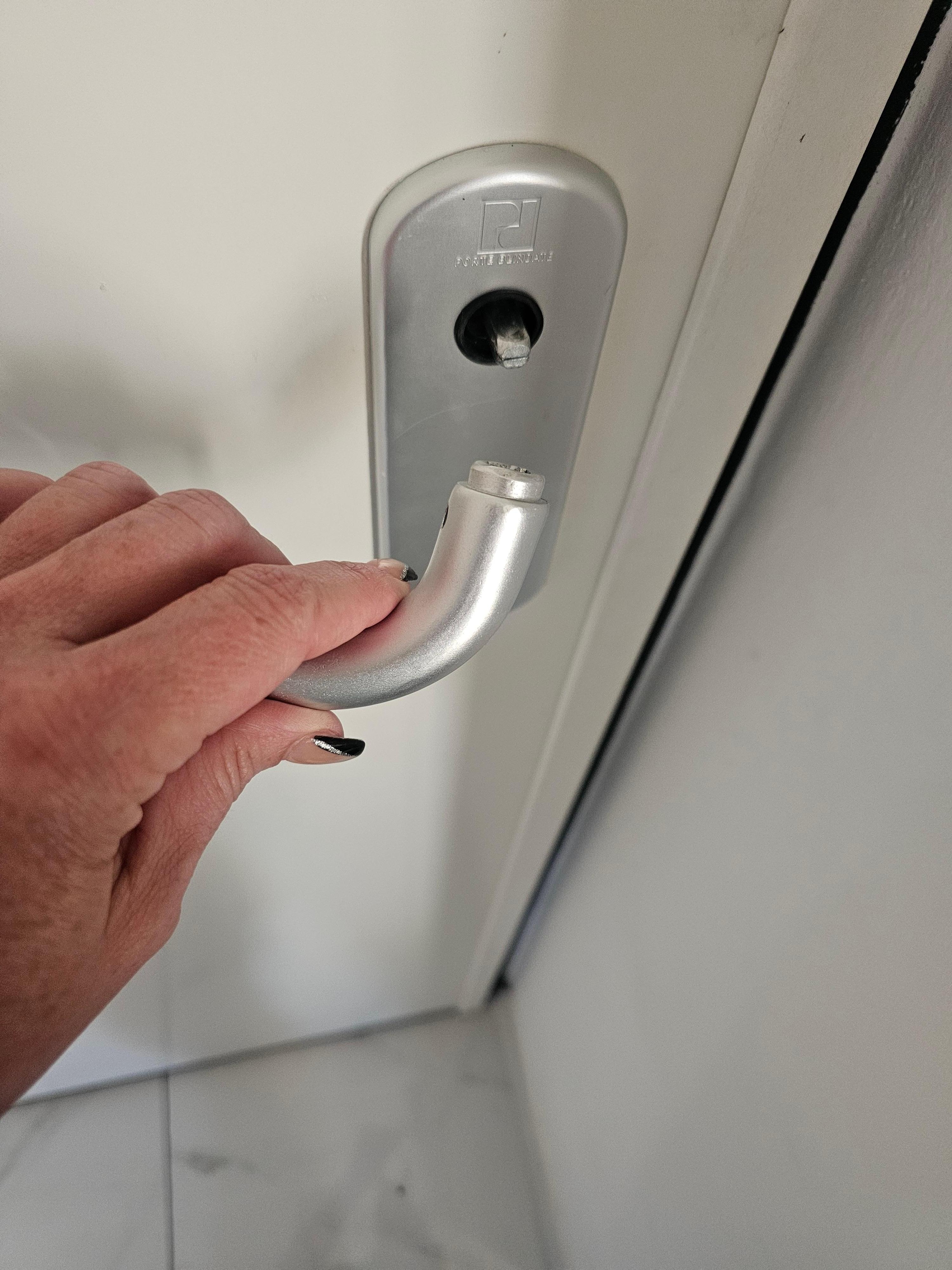 Broken door handle