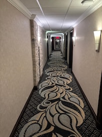 2nd floor hallway. Motion sensor lights come on as you walk down the hall