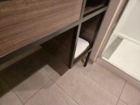 Spots on the bathroom floor