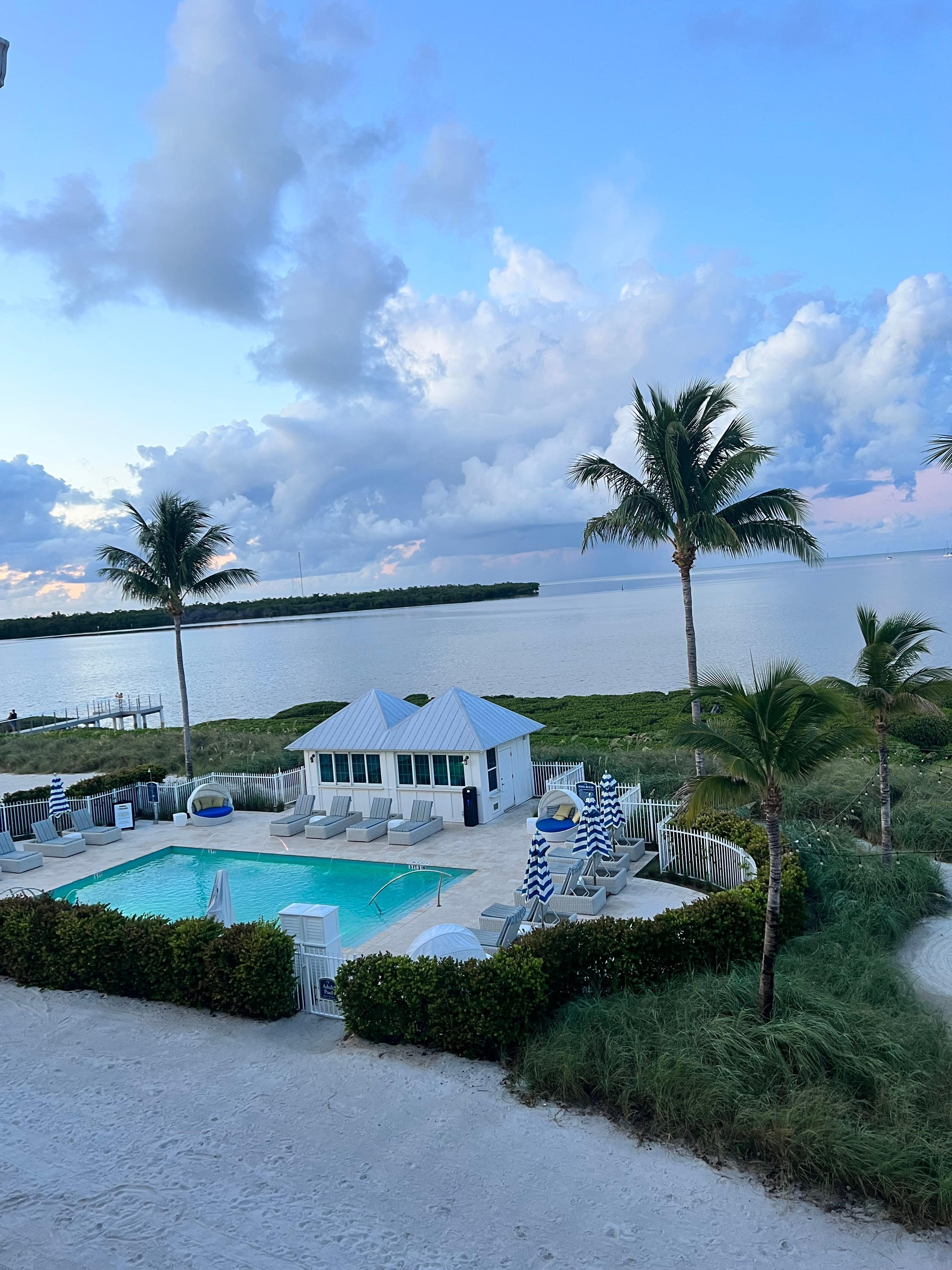 View from our balcony