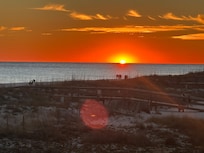 Thanksgiving sunset from the 1st floor deck.