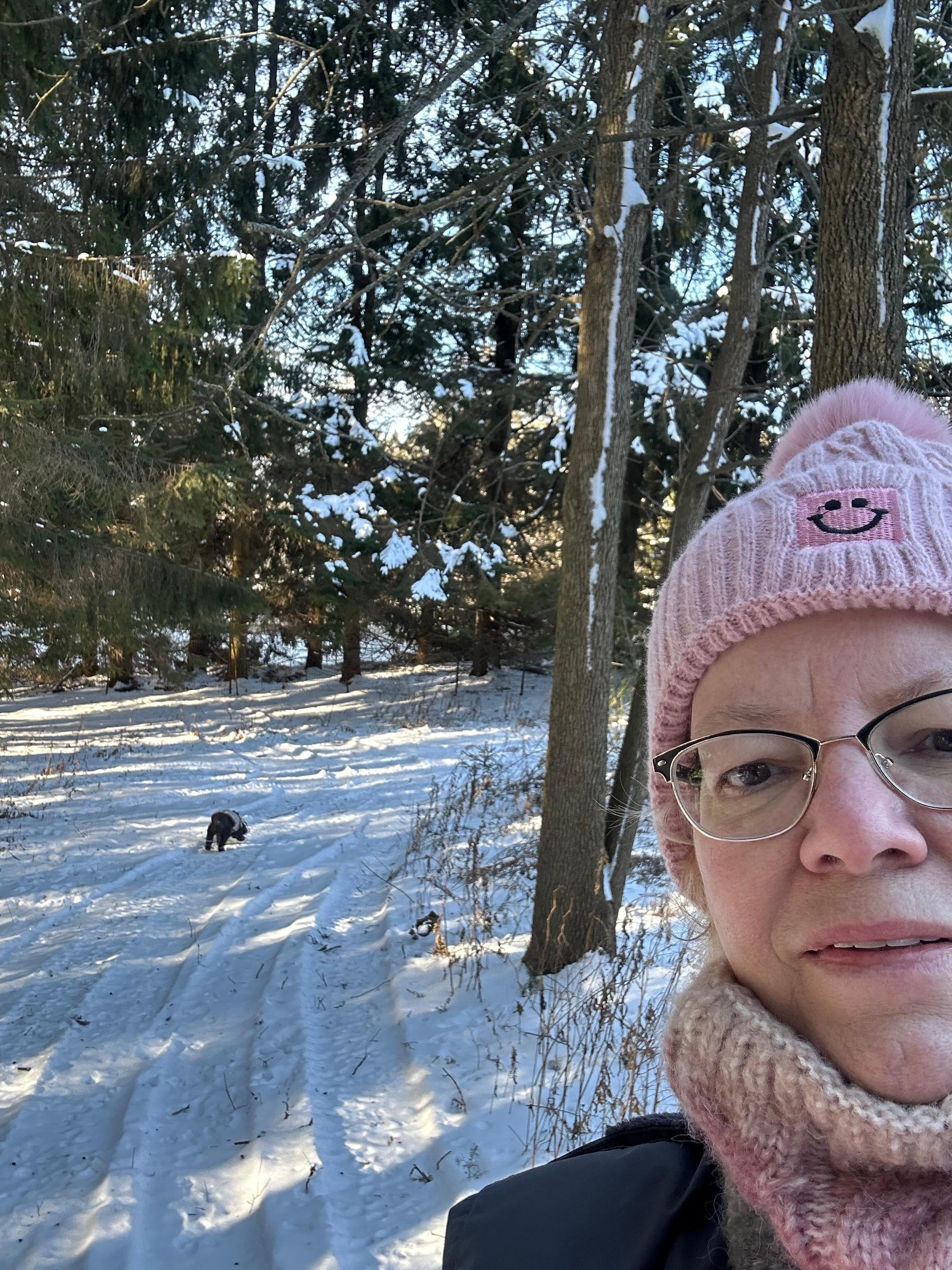 My dog loves being off leash on our walks.